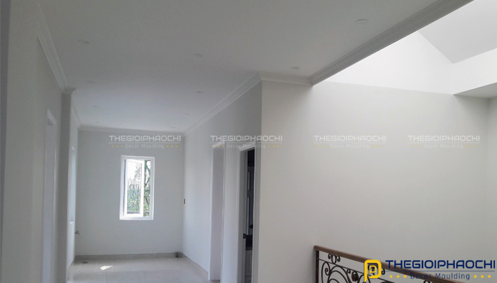Thi Công Phào Chỉ Nhựa Hàn Quốc Biệt Thự Thiên Tuế